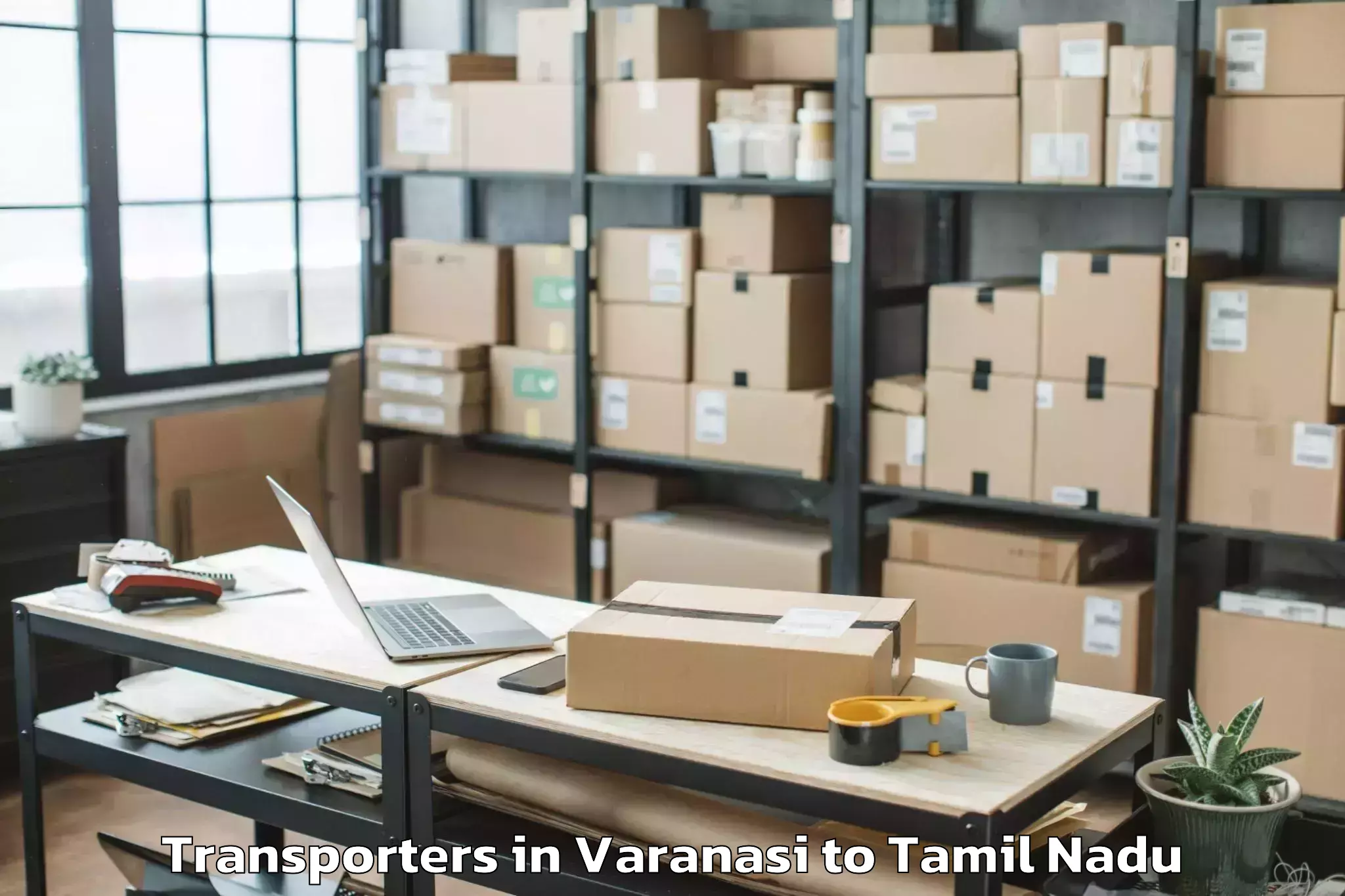 Book Varanasi to Vanur Transporters Online